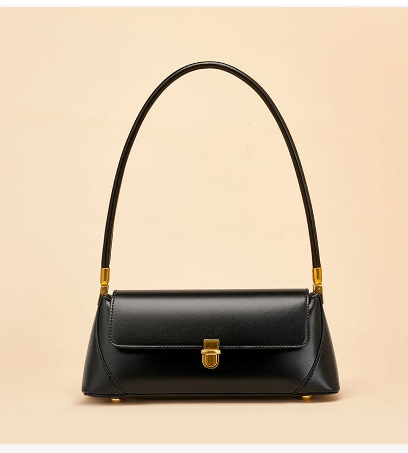 Lux Baguette Bag For Women Genuine Leather Shoulder - Smarsty