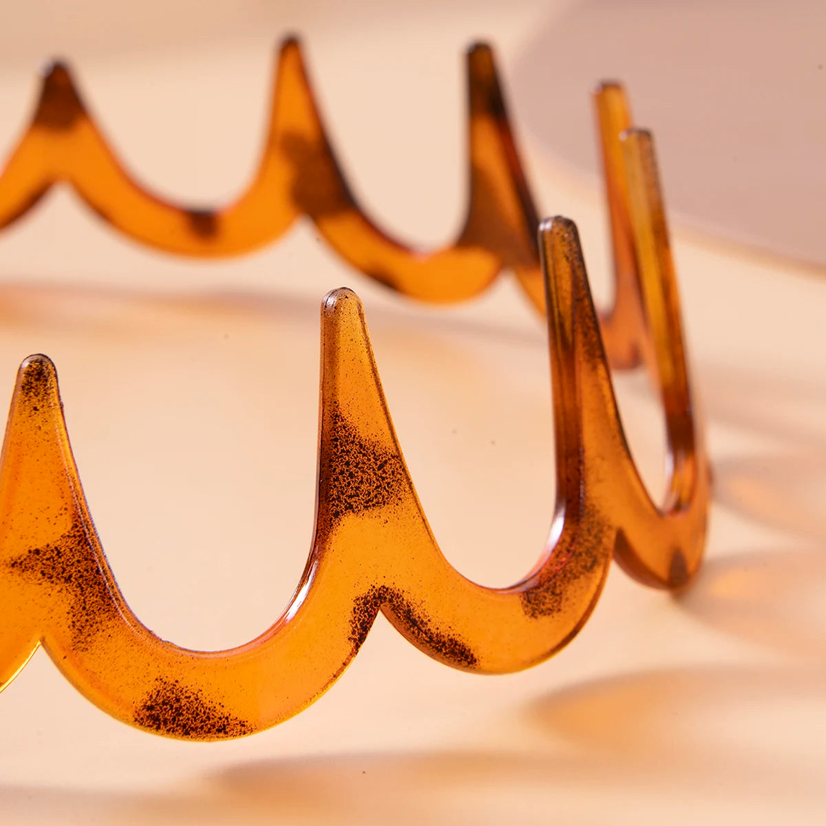 Korean Nonslip U Shape Headband With Fluffy Top Fixed Teeth - Smarsty