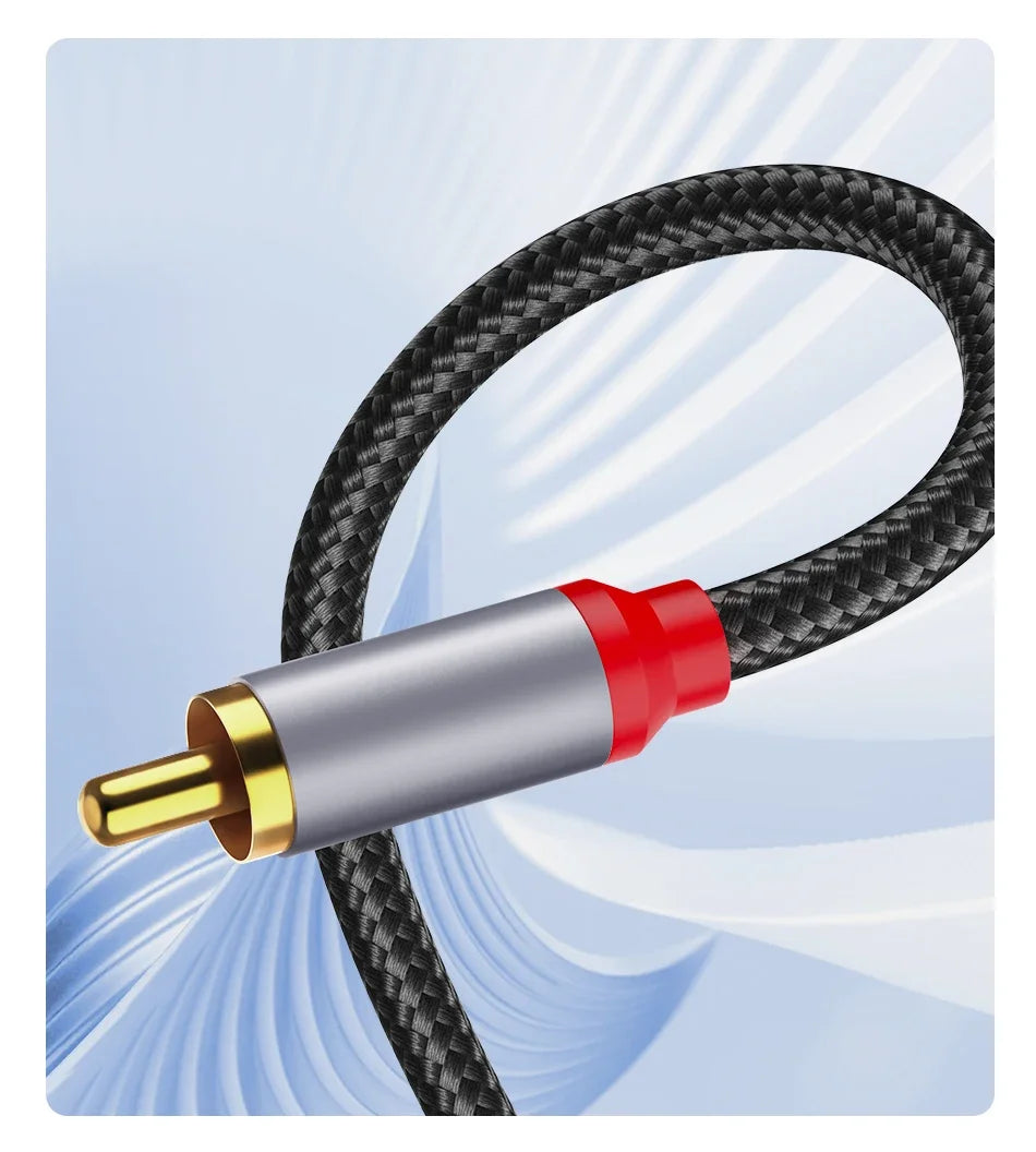 3.5mm to 2 RCA Audio Splitter Cable for Clear Sound - Smarsty