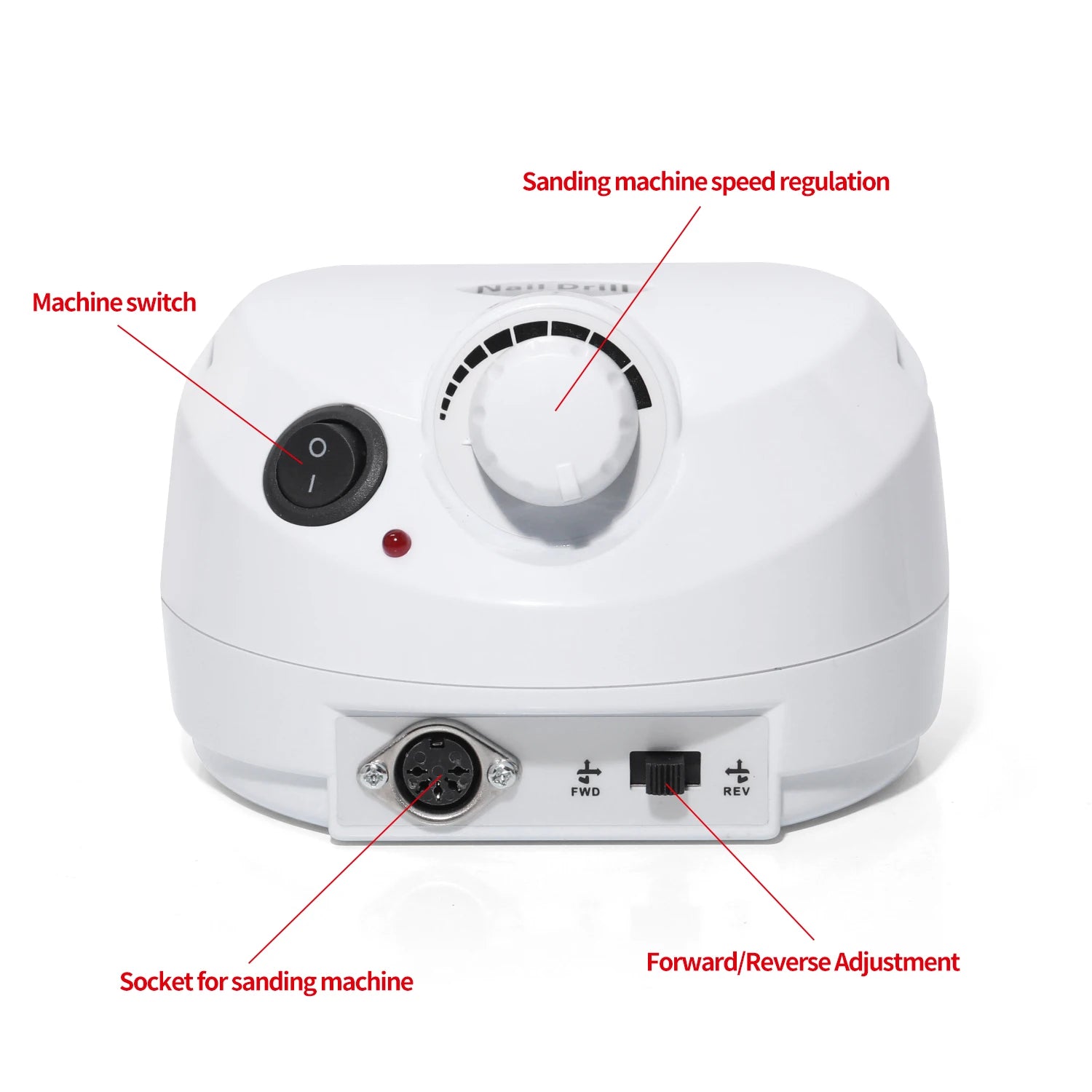 High-Speed Electric Nail Drill Machine Kit - Smarsty