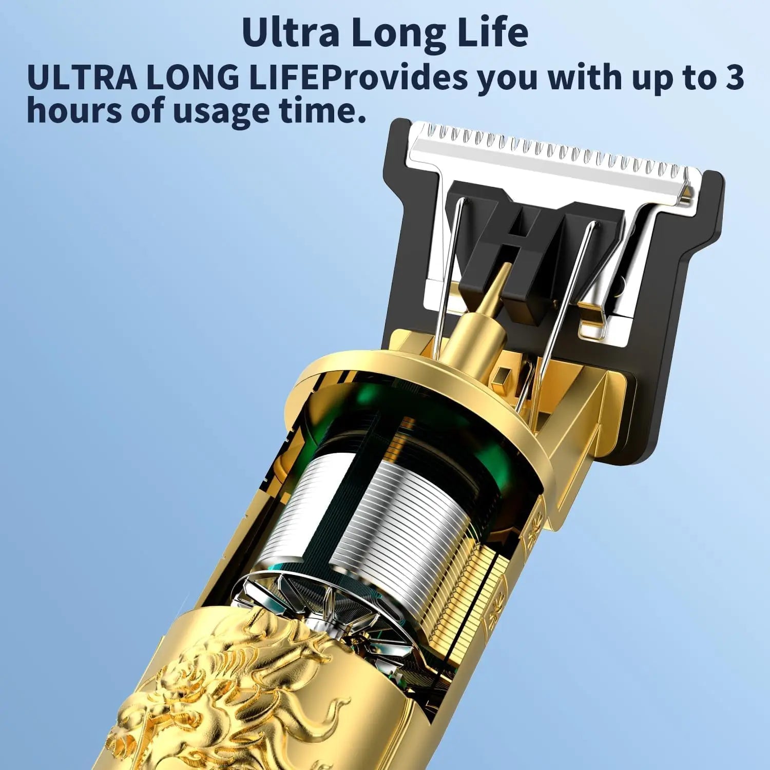 Heavy Metal Hair Clipper for Professional Men's Cuts - Smarsty