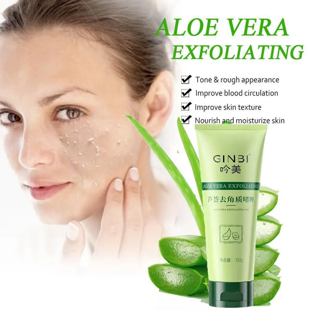 Aloe Vera Face Exfoliating Gel for Pore Shrinking - Smarsty