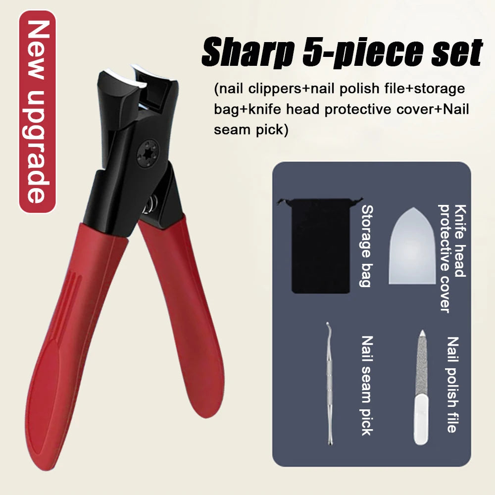 Anti-Splash Nail Clippers for Thick Nails Large Size - Smarsty