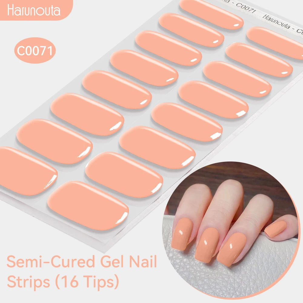 Gradient Auroras Gel Nail Strips for Easy DIY Manicure - Smarsty