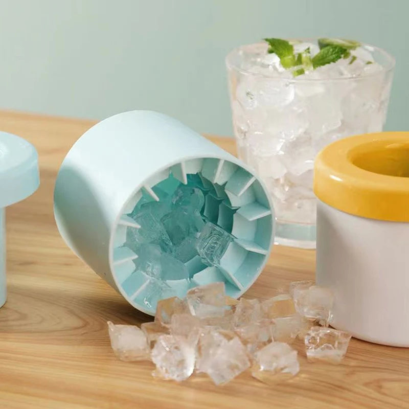 4/6/8/15/160 Grid Big Ice Tray Mold Giant Jumbo Large Food Grade Silicone Ice Cube Square Tray Mold DIY Ice Maker Ice Cube Tray - Smarsty