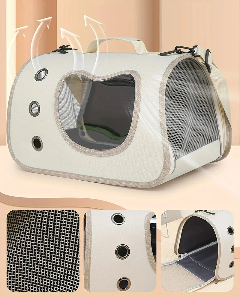Portable Pet Carrier Bag for Small Dogs and Cats - Smarsty