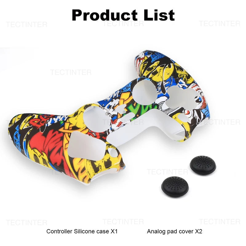 Silicone Protective Cover for PS5 Controller with Anti-Slip Grip - Smarsty