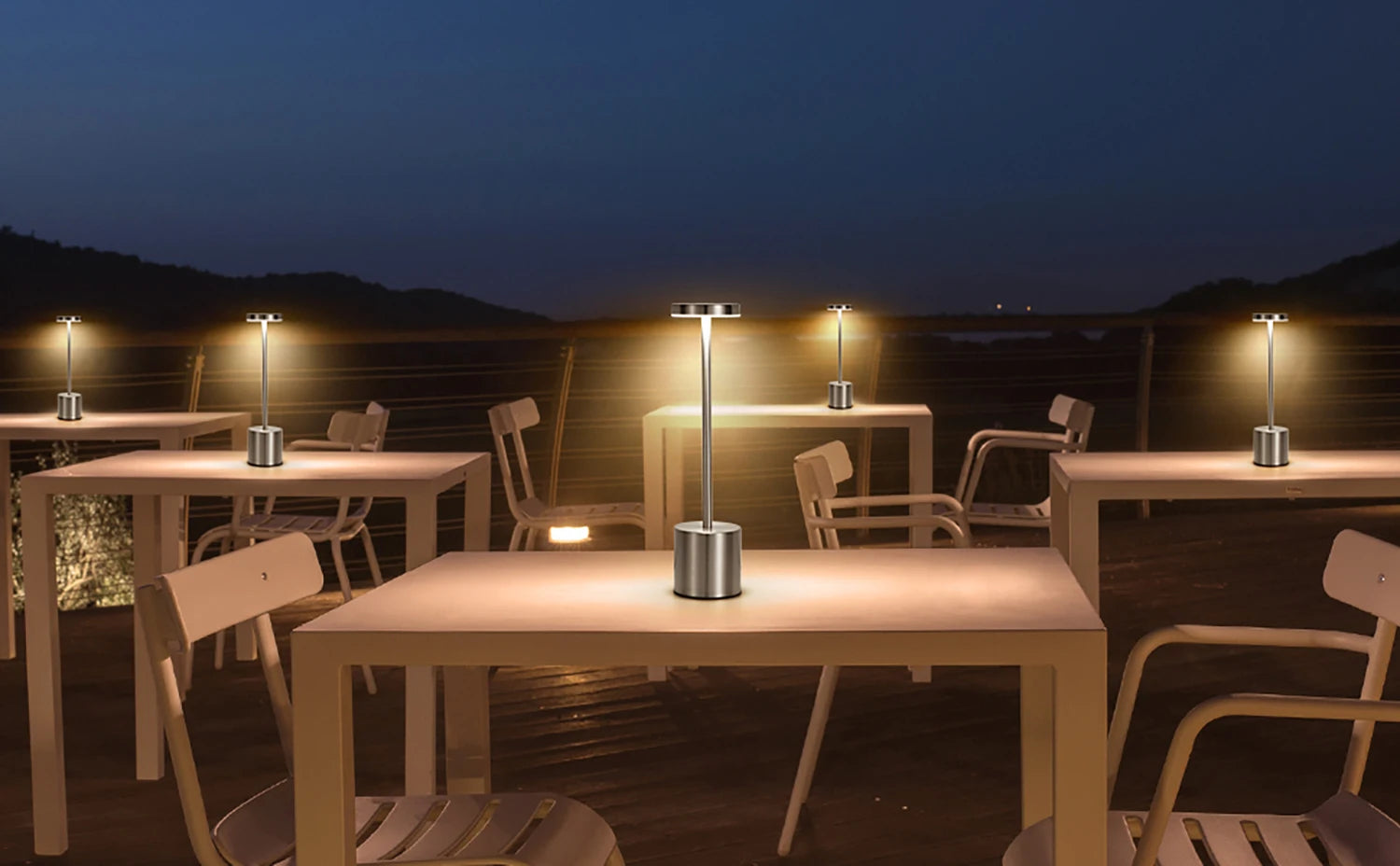 USB Rechargeable LED Night Light Touch Table Lamp - Smarsty
