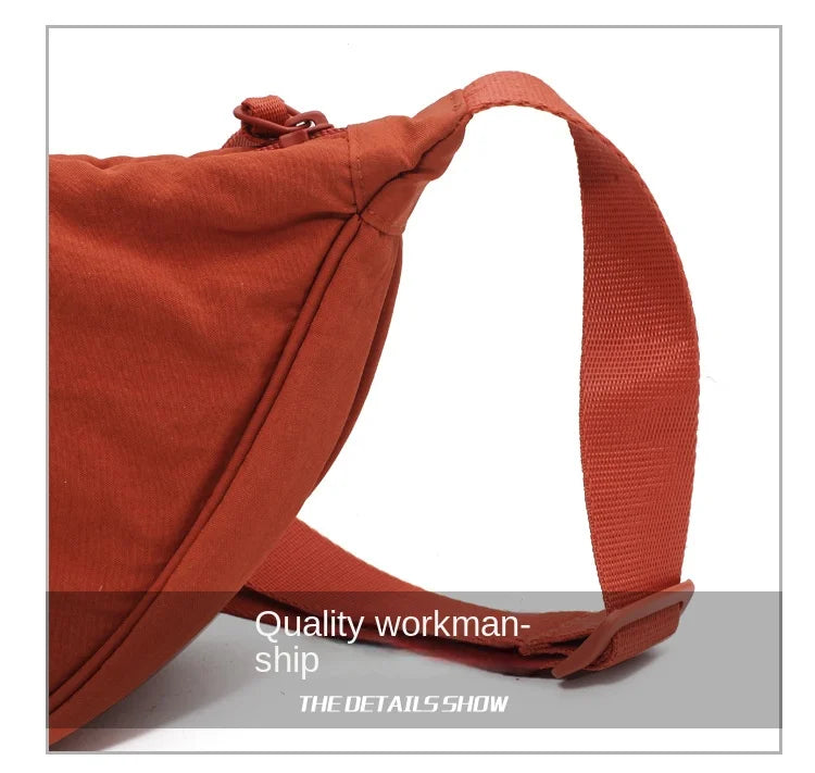 Casual Nylon Crossbody Bag for Women Large Capacity - Smarsty