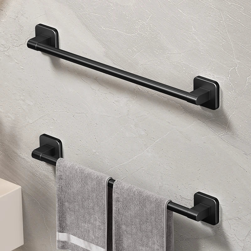 White Self-Adhesive Bathroom Towel Holder Easy Installation - Smarsty