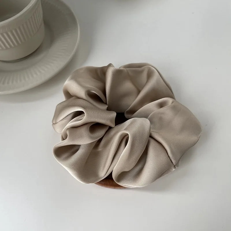 Satin Scrunchies Hair Accessories Gentle Soft Hold Premium - Smarsty