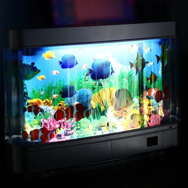Tropical Fish Tank Lamp with Motion Effect Night Light - Smarsty
