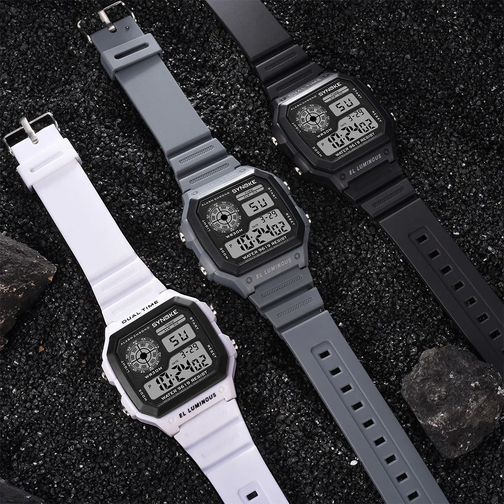 Waterproof Luminous Digital Sports Watch for Men and Women - Smarsty