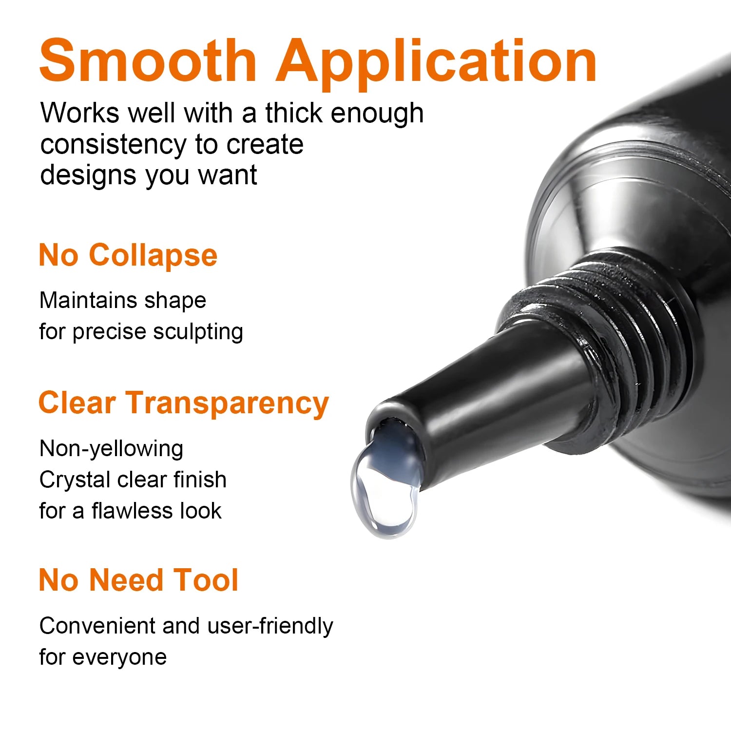 Waterproof 3D Nail Art Gel for DIY Designs - Smarsty