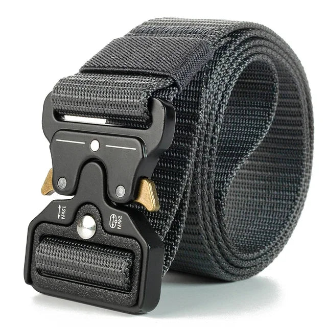 Tactical Canvas Belt Mens Military Outdoor Waistband - Smarsty