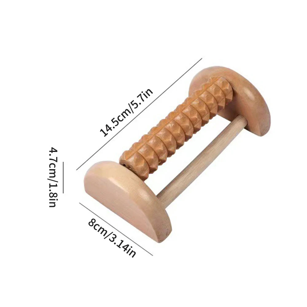Wooden Foot Roller Massager for Stress Relief - Smarsty
