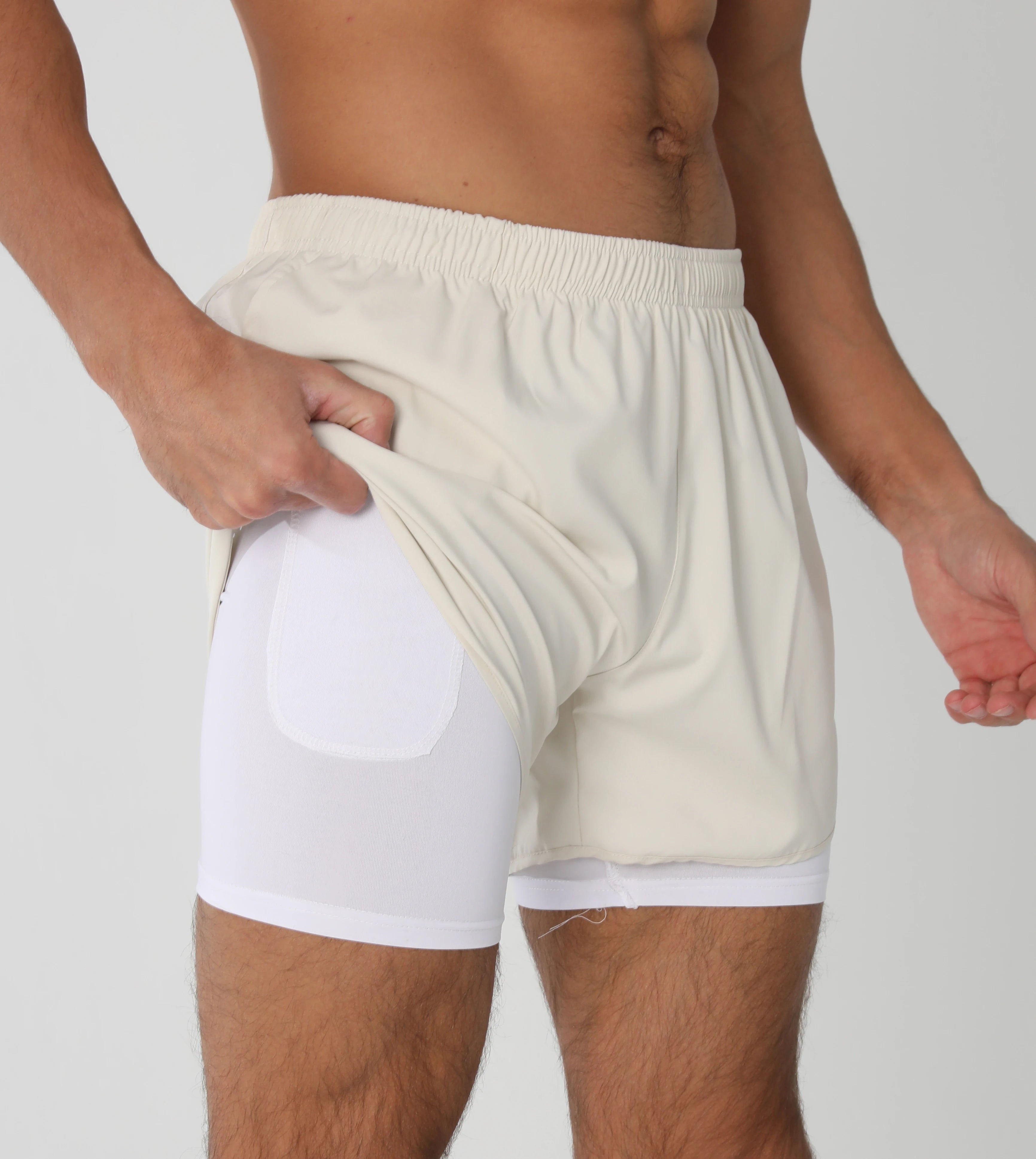 Gym Shorts Men Running Shorts with Liner Pockets Towel Loop Quick Dry Lightweight Workout Men's Breathable Athletic Sport Shorts - Smarsty