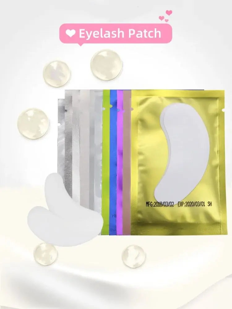 Hydrogel Eye Patches for Eyelash Extensions 50 Pairs - Smarsty