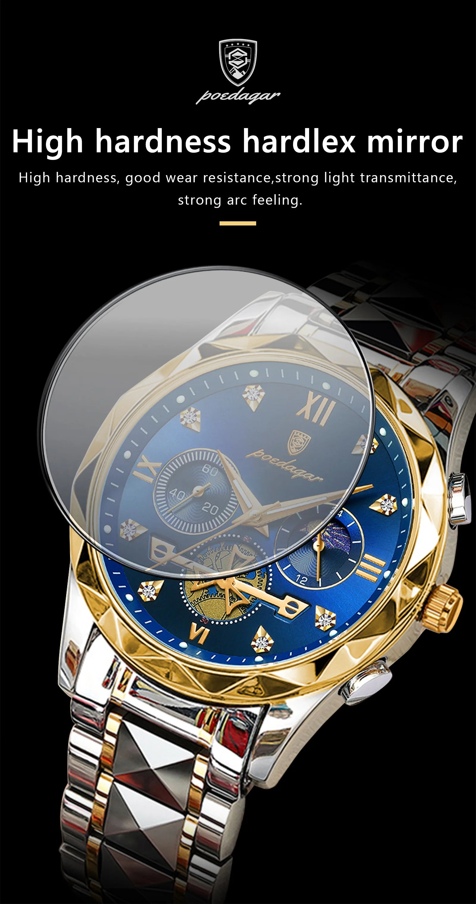 Luxury Waterproof Chronograph Watch for Men - Smarsty