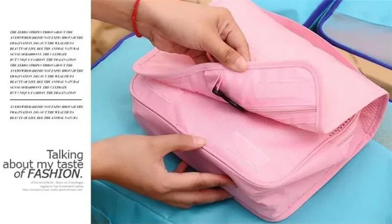 Waterproof Cosmetic Bag Travel Pouch With Hook Organizer - Smarsty