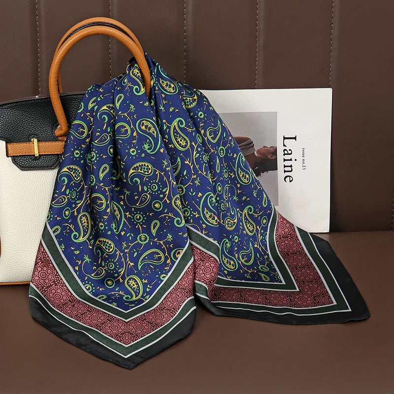 Elegant Silk Floral Hairbands and Neck Scarves - Smarsty