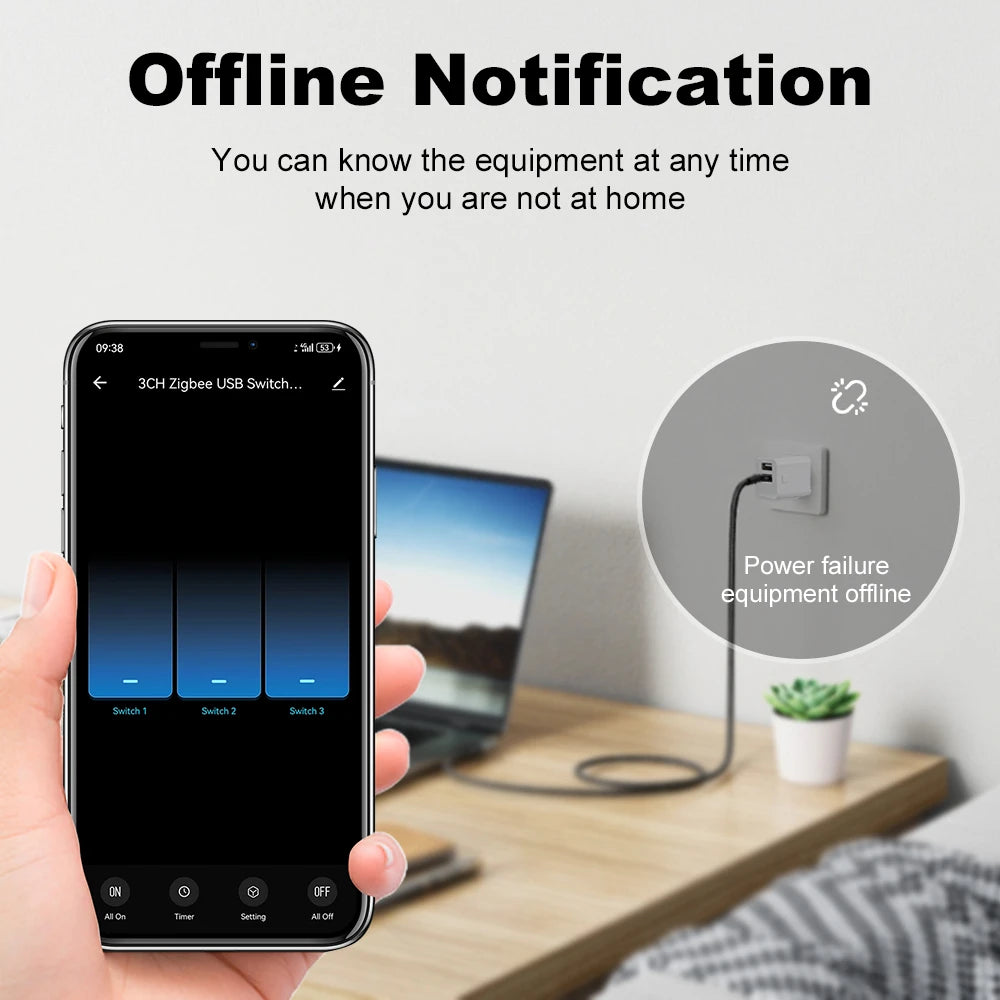 Tuya Smart WiFi Zigbee Micro USB Power Adapter - Smarsty