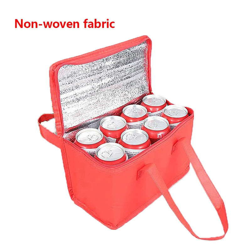 Insulated Lunch Cooler Bag With Folding Design And Ice Pack - Smarsty