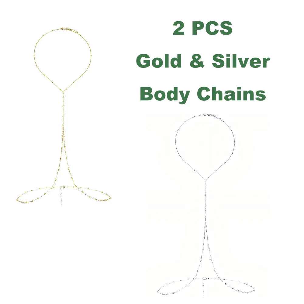 Adjustable Gold Belly Chain for Women Body Jewelry - Smarsty