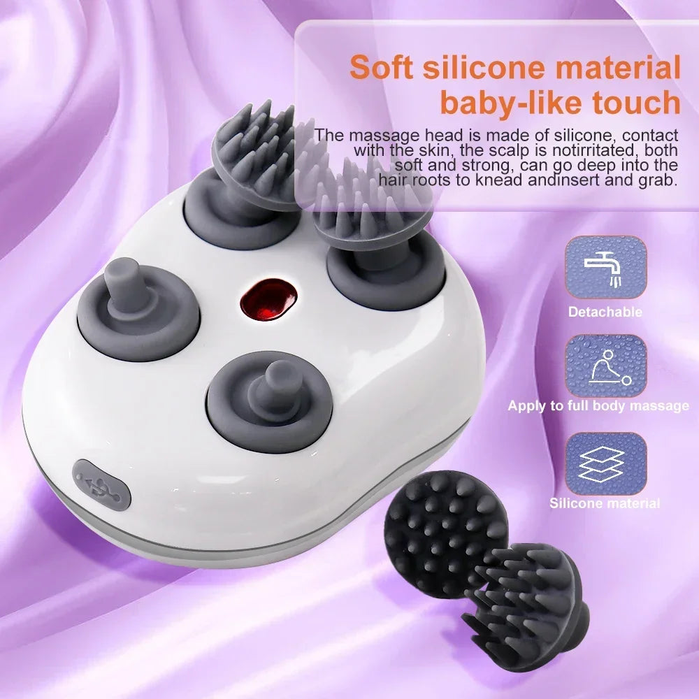 Infrared Scalp Massager for Hair Growth and Relaxation - Smarsty