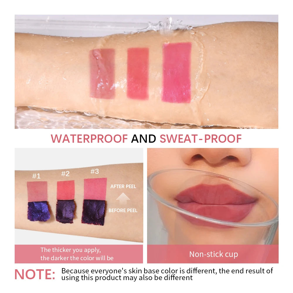 Long Lasting Korean Matte Lip Tint Waterproof Formula - Smarsty