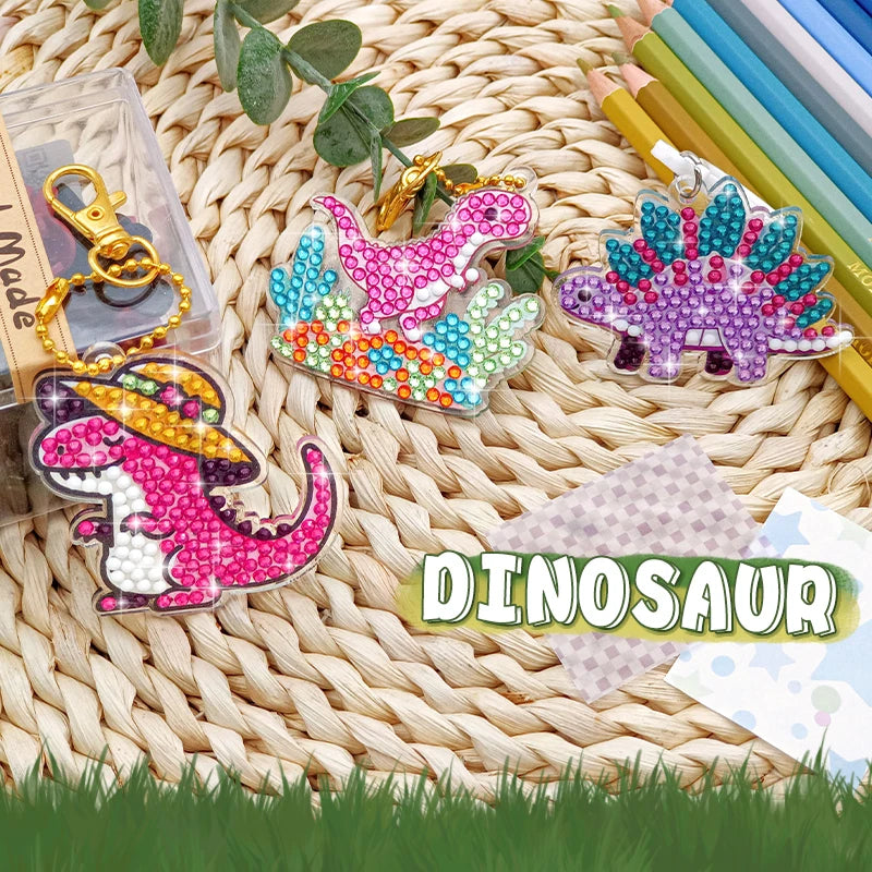 DIY Handmade Diamond Art Keychains Set for Kids - Smarsty