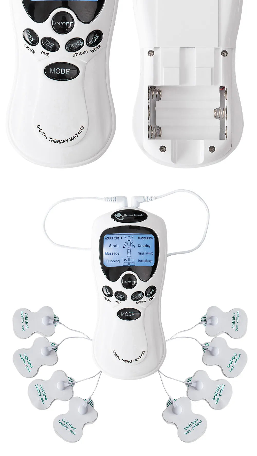 Electric Muscle Stimulator for Neck and Back Relief - Smarsty