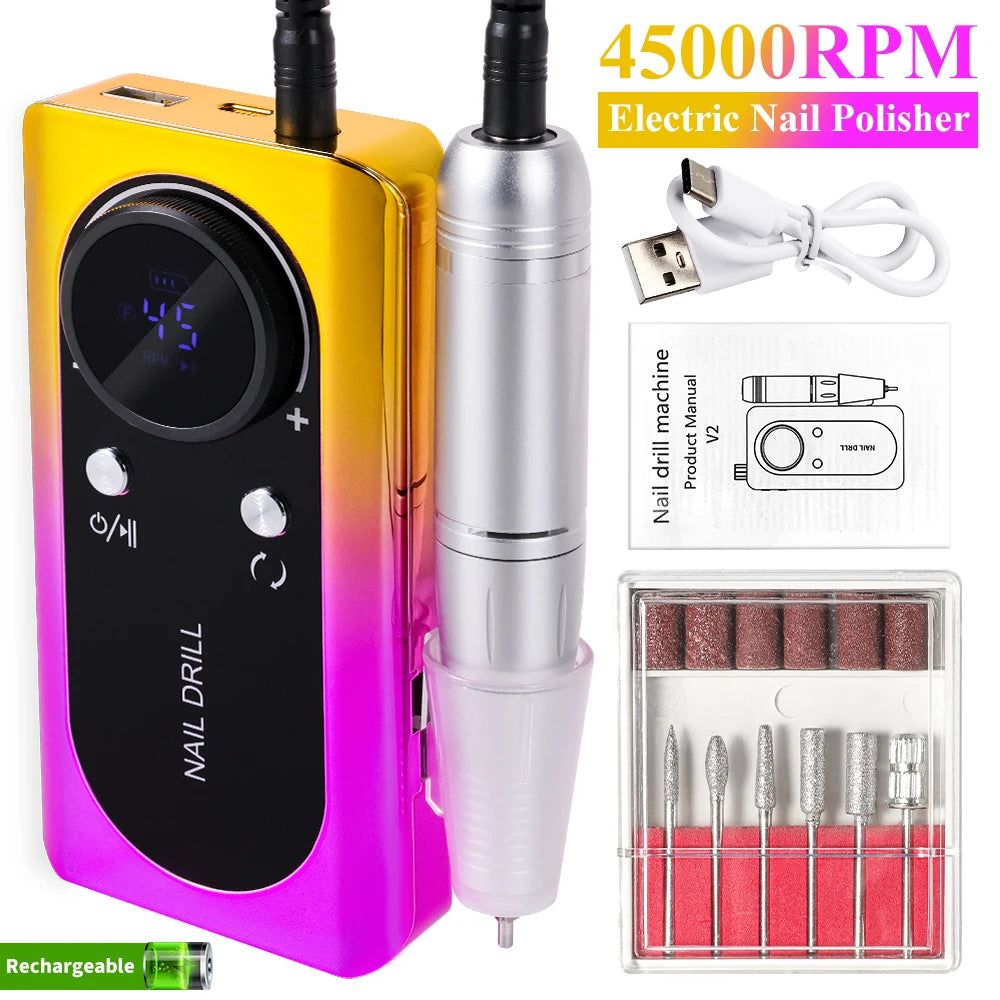Professional Electric Nail Drill With Low Noise Operation - Smarsty