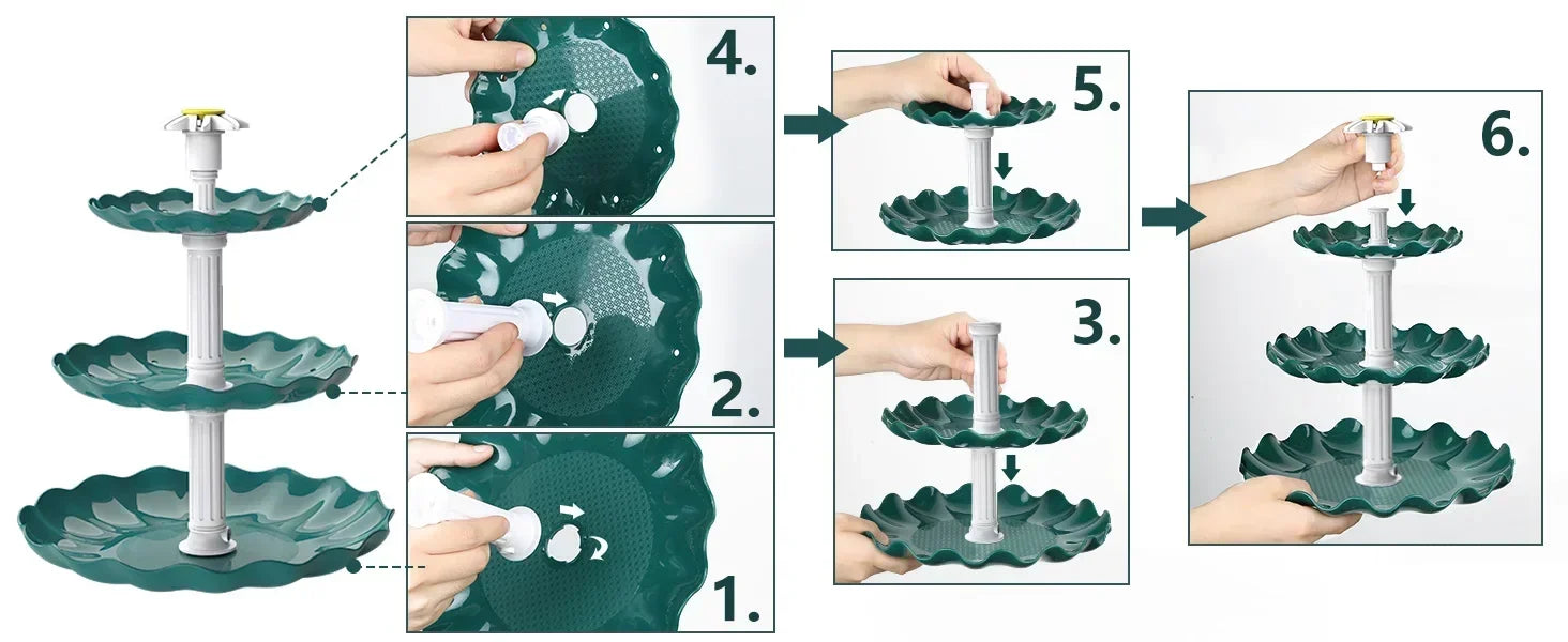 Solar Bird Bath Fountain with Detachable Pump for Garden Decor - Smarsty