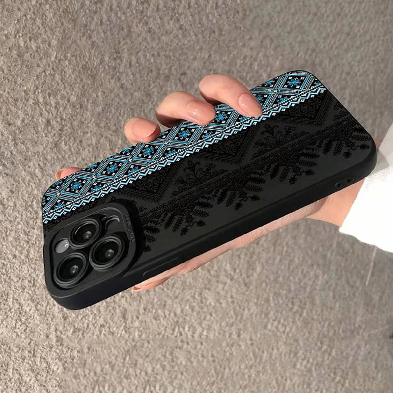 Vintage Totem Painting Shockproof Phone Case For iPhone 17 16 15 14 13 12 11 Pro Max XS X XR 7 8 Plus SE 2022 13 Mini Soft Cover by Smarsty