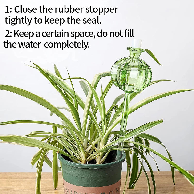 Glass Automatic Plant Watering Bulbs for Easy Irrigation - Smarsty