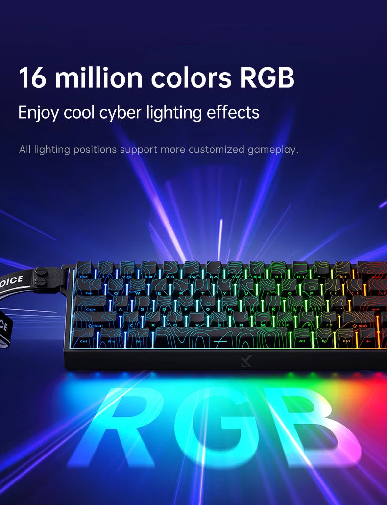 Mechanical Gaming Keyboard Rapid Trigger 8000Hz Response