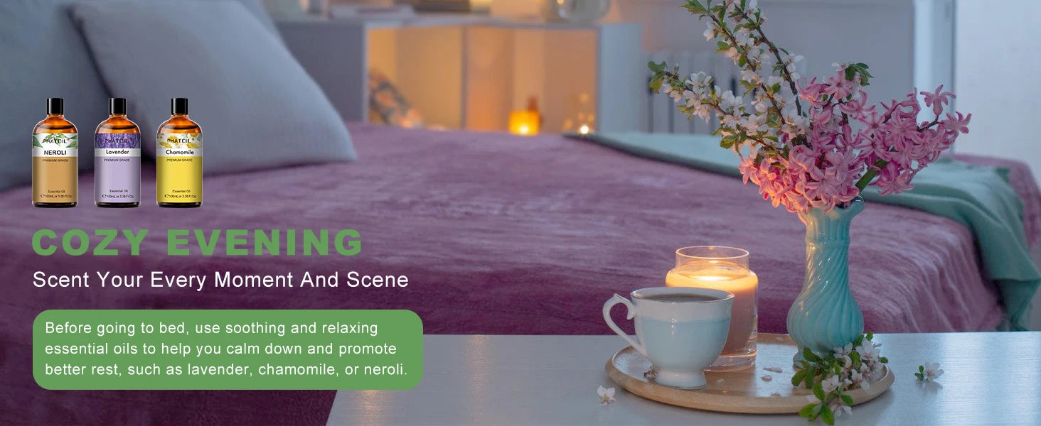 PHATOIL Pure Essential Oils for Diffusers Natural Aroma - Smarsty