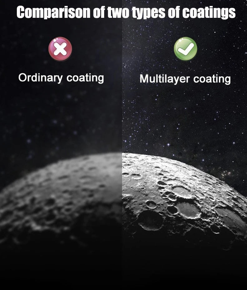 BORWOLF 70400 Professional High-definition Astronomical Telescope 333X To See The Moon and Stars Bird Watching Monocular - Smarsty