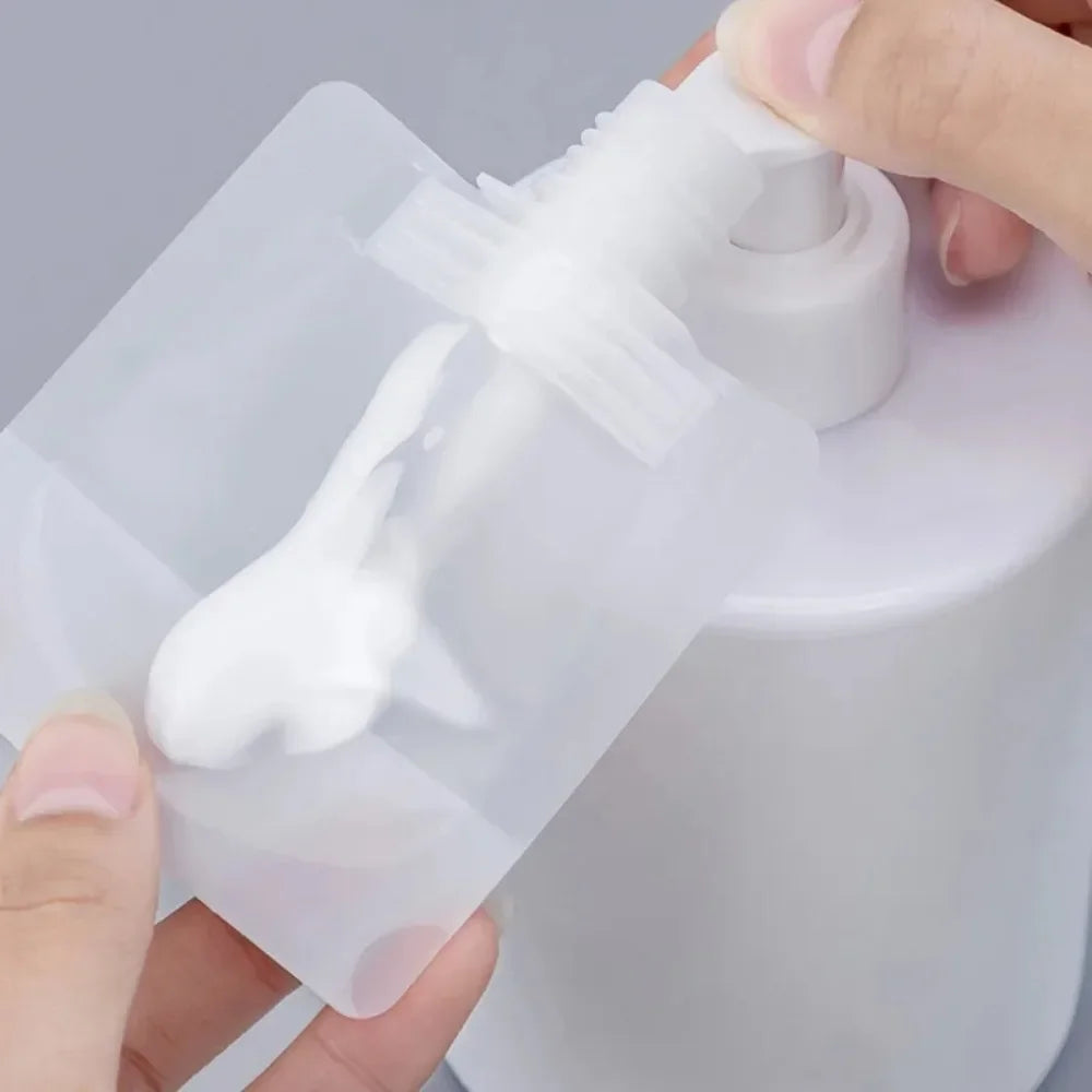 Travel Size Leak Proof Squeeze Pouches for Cosmetics - Smarsty