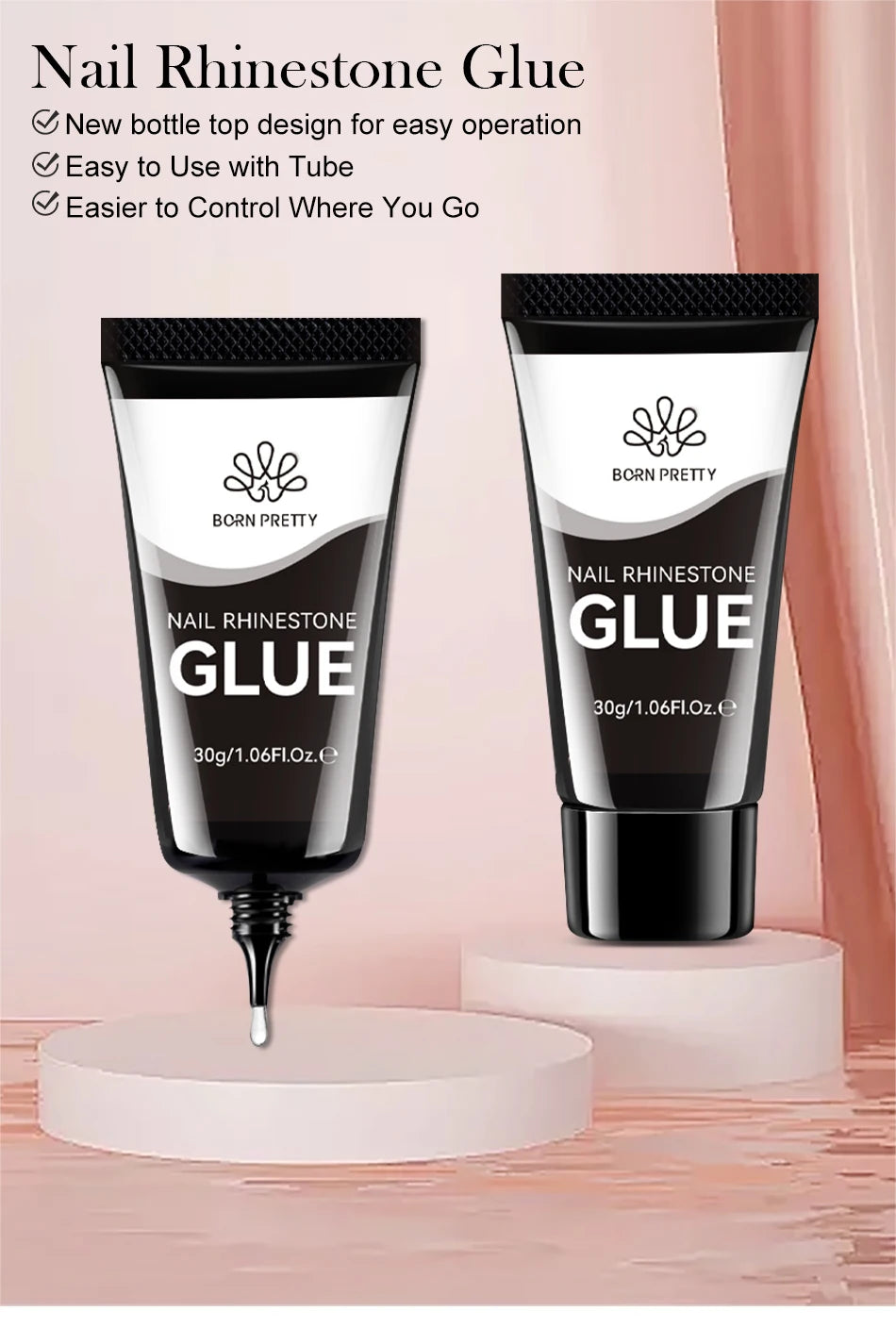 Born Pretty Nail Rhinestone Glue for 3D Nail Art - Smarsty