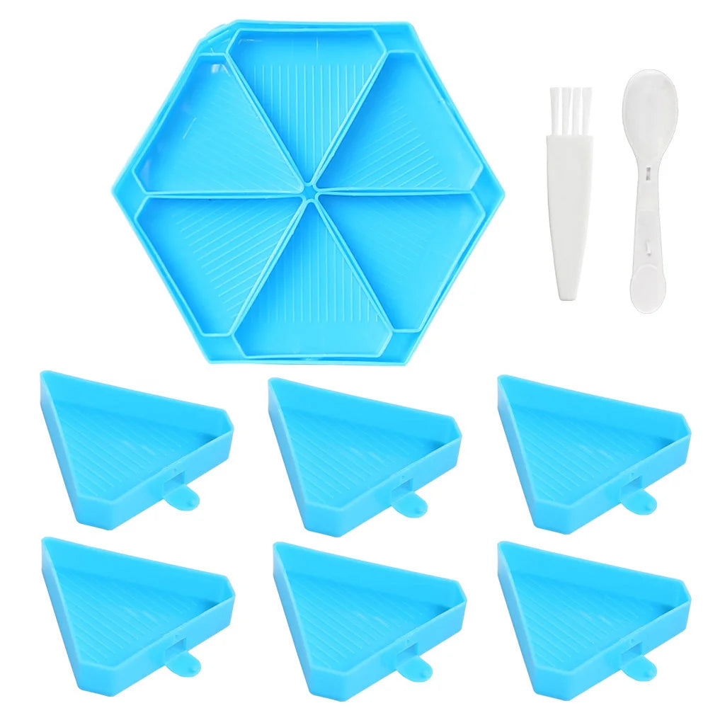 Removable Diamond Painting Storage Containers with 6 Slots - Smarsty