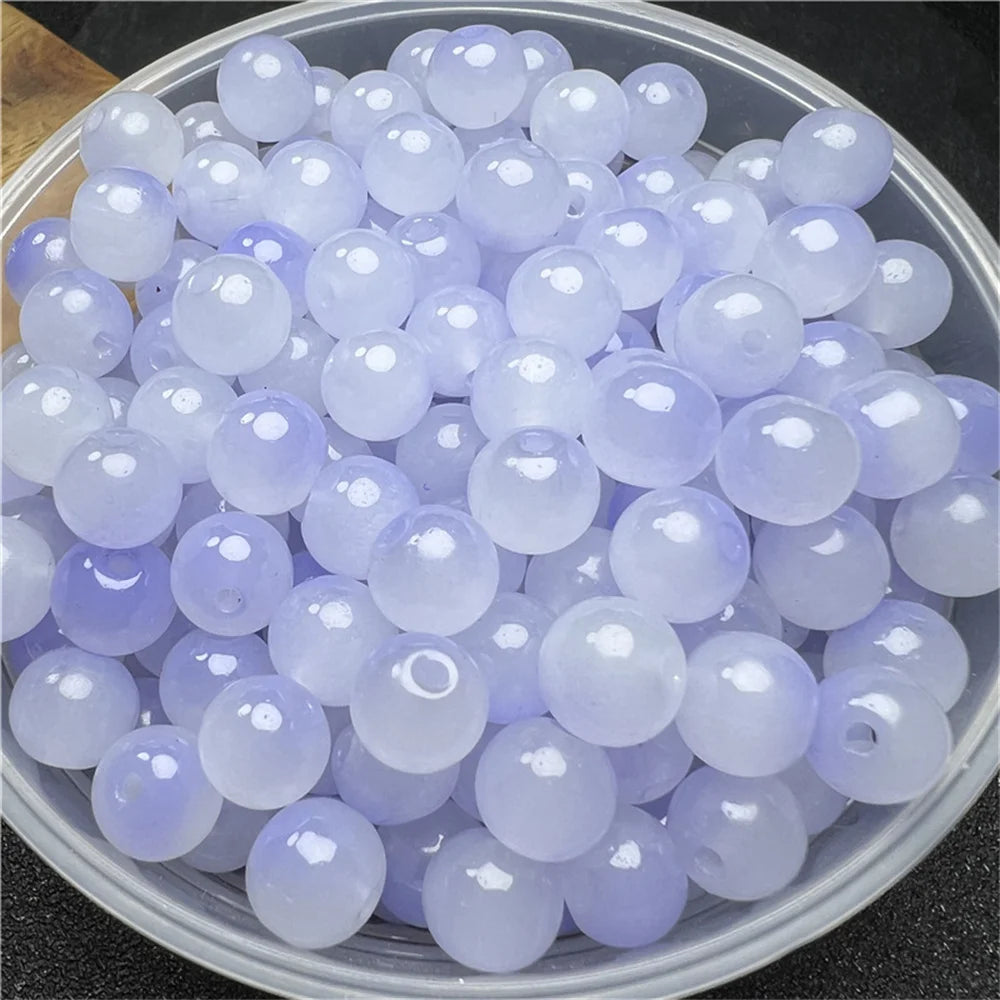 8mm Multicolor Glass Beads for Handmade Jewelry - Smarsty