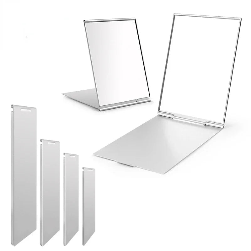 Portable Aluminum Folding Makeup Mirror for Travel - Smarsty