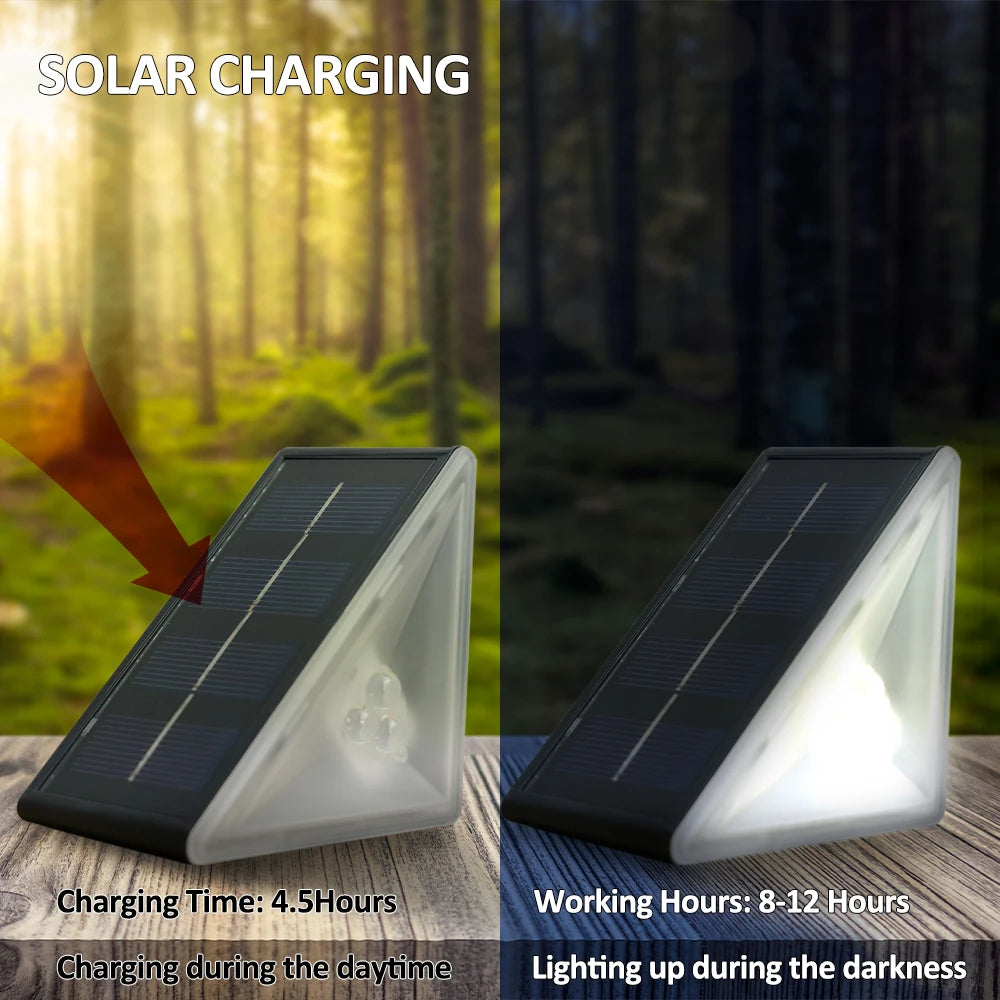 Outdoor Solar Step Lights with RGB Colors for Safe Pathways - Smarsty