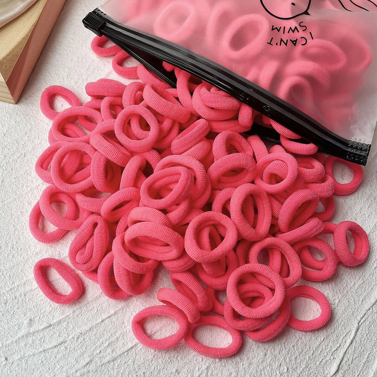 Kids Colorful Elastic Hair Bands Soft Non Slip Scrunchies - Smarsty