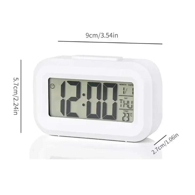 LED Digital Alarm Clock with Calendar Function for Desk - Smarsty