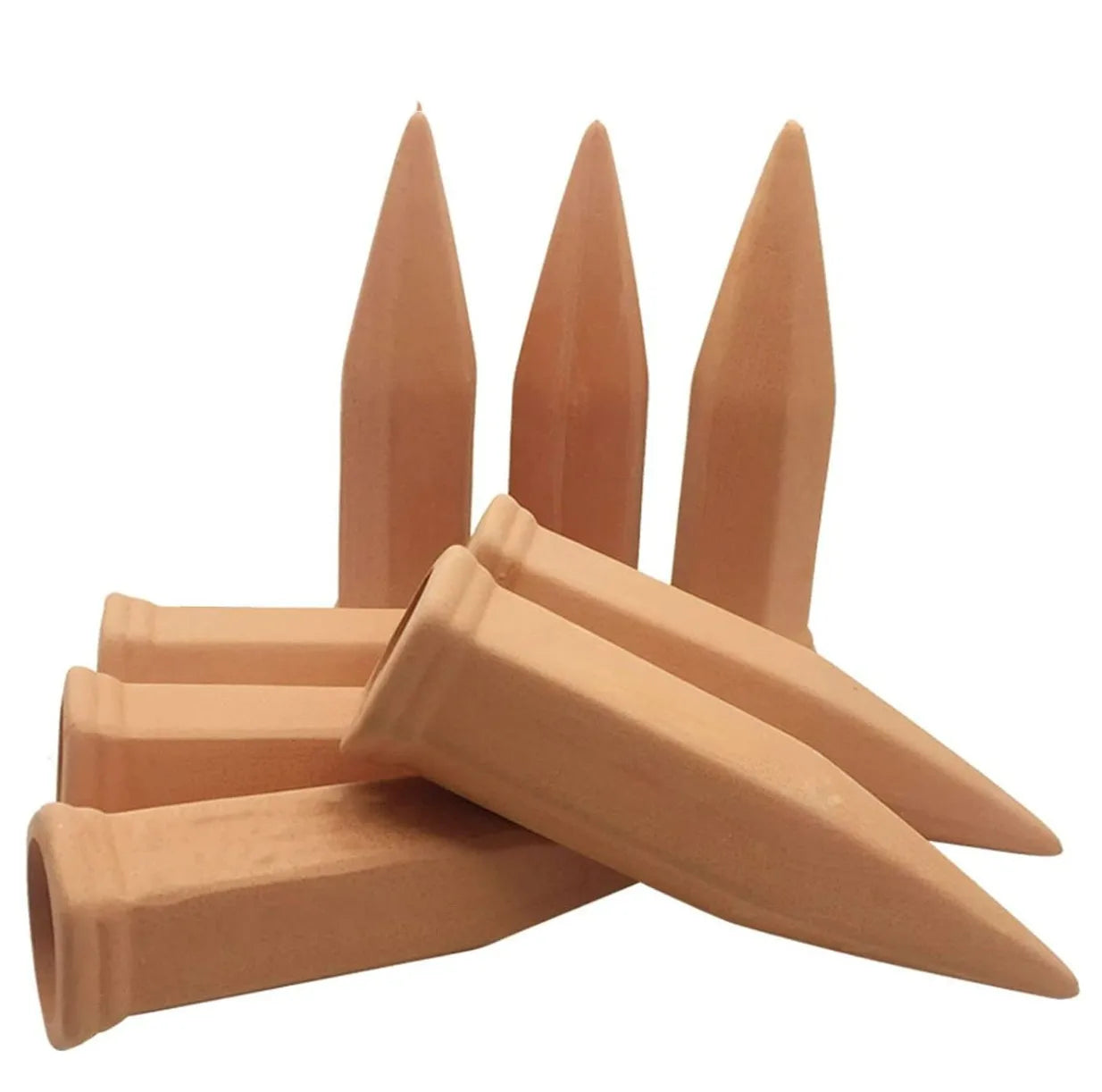 Self-Watering Terracotta Plant Stakes for Hassle-Free Care - Smarsty