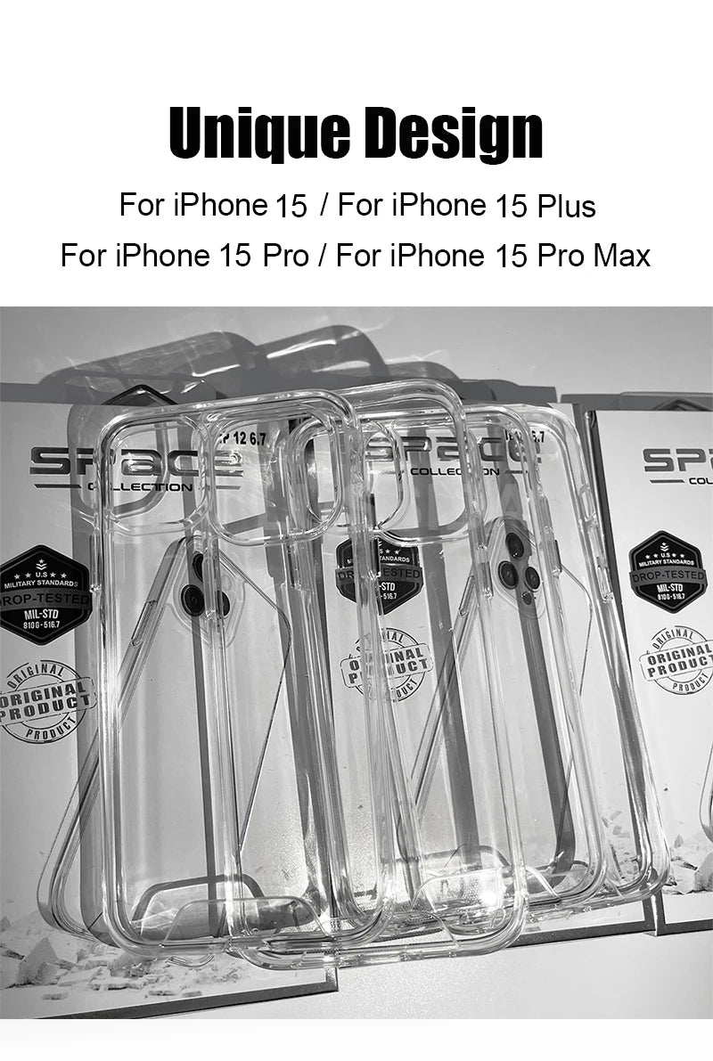 Smarsty Clear MagSafe Case for iPhone Pro Max and Regular Models -