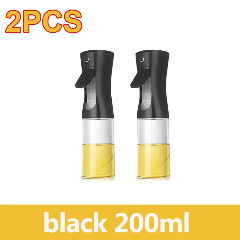 200/300/500ml Oil Spray Bottle BBQ Cooking Olive Oil Sprayer Plastic Baking Oil Spray Empty Bottle Vinegar Bottle Or Oil brush - Smarsty